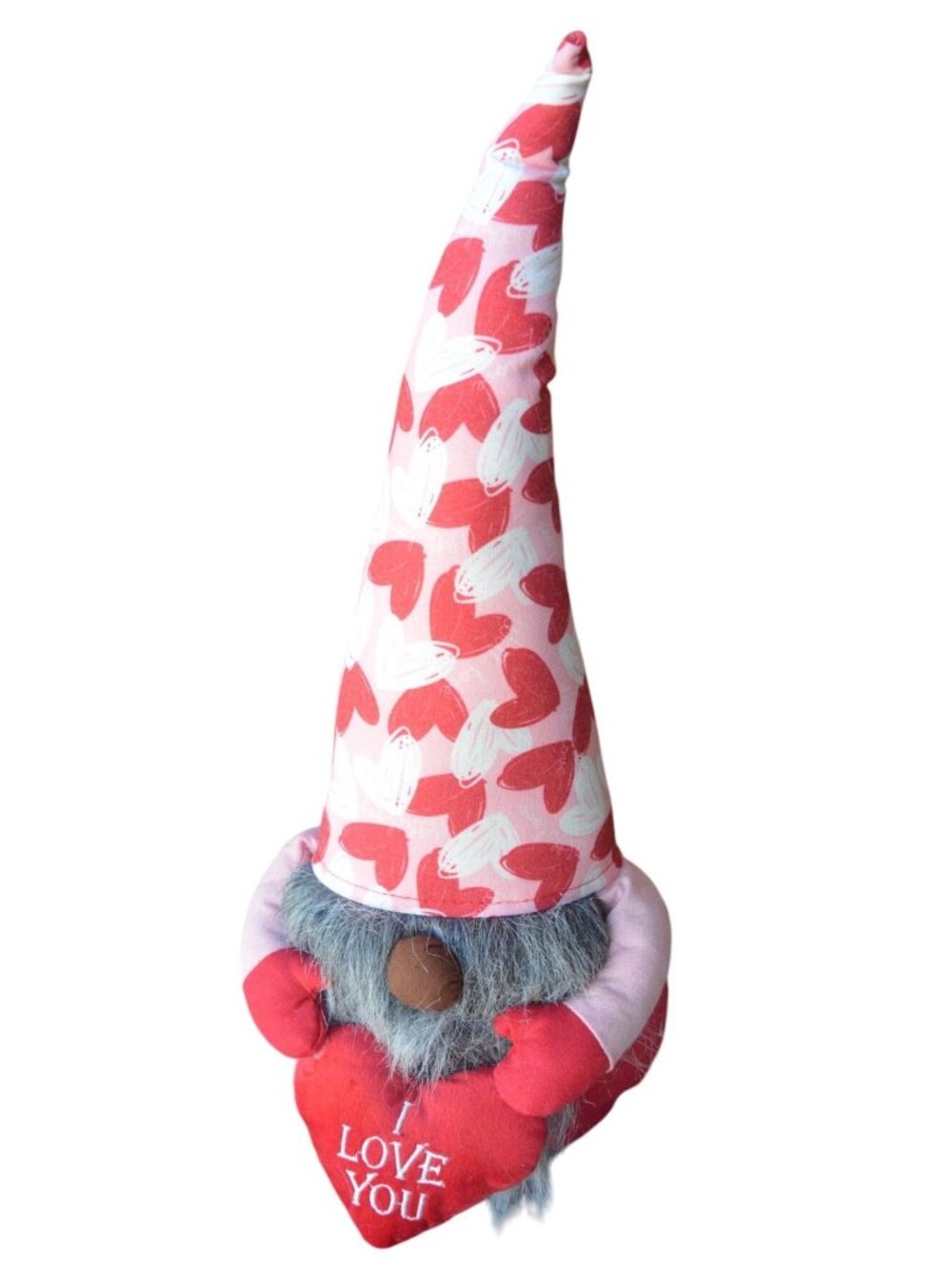 NWT Kirkton House Valentines Day Gnome Decoration With Red I Love You Heart  20"